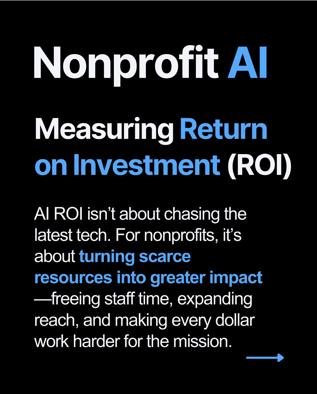 Measuring AI ROI